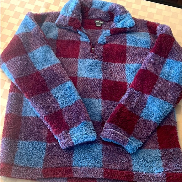 Women's Eddie Bauer Quest Plush 1/4-Zip Fleece M - Picture 1 of 6
